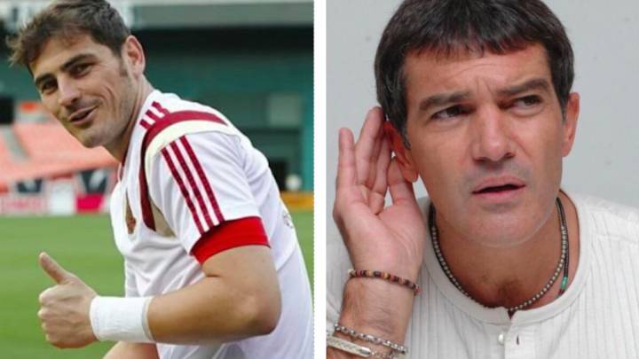 Antonio Banderas e Iker Casillas