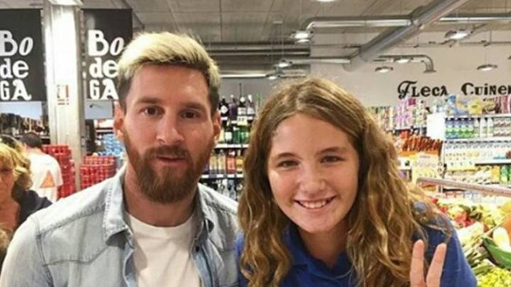 La foto de Messi en un supermercado que se hizo viral