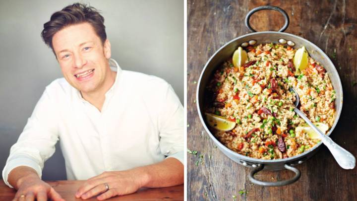 Jamie Oliver la lía en Twitter por su paella con chorizo