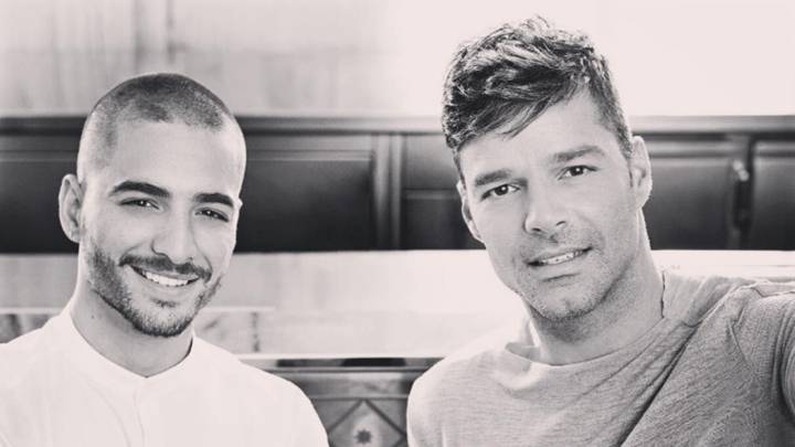Maluma y Ricky Martin. Instagram @maluma