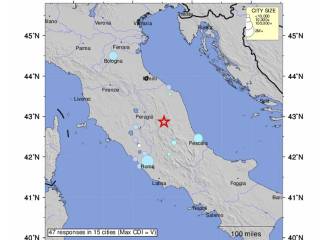 Un terremoto de magnitud 5,4 afecta el centro de Italia