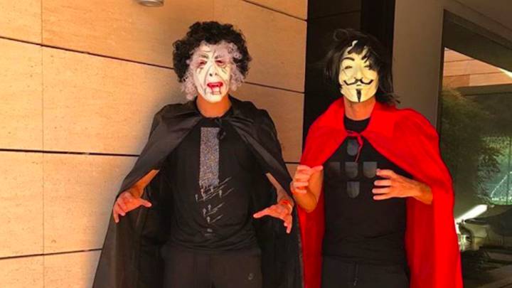 Cristiano Ronaldo presume de su disfraz de Halloween