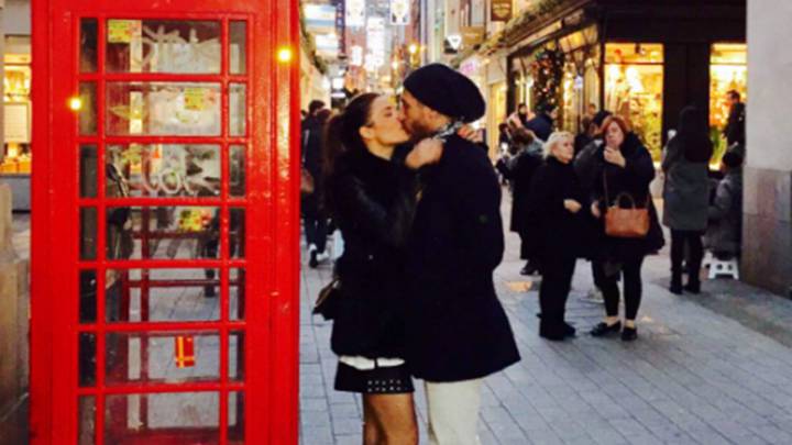 Sergio Ramos y Pilar Rubio en Londres. Foto Instagram