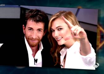 El Hormiguero: Motos desfila con los tacones de Karlie Kloss