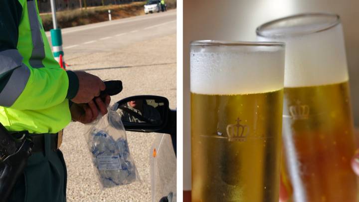 ¿Cuántas cervezas dan positivo en un control de alcoholemia?