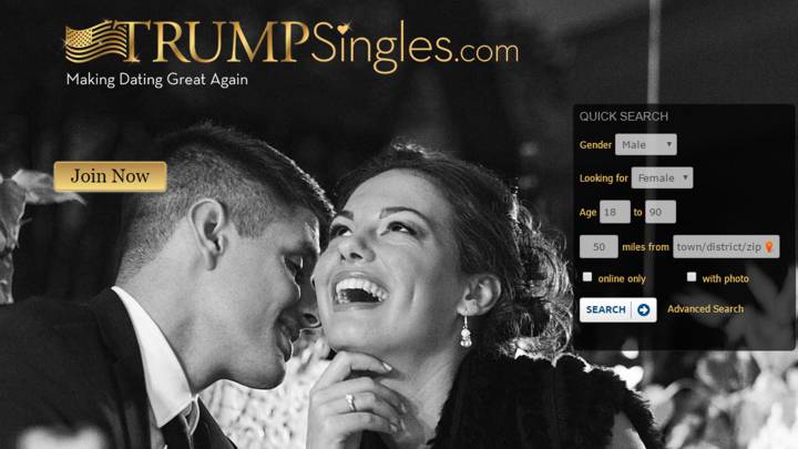 TrumpSingles.com, la web de citas para los seguidores de Donald Trump.