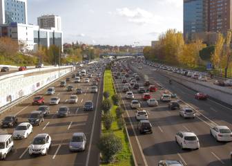 El tráfico en la operación retorno del puente de diciembre