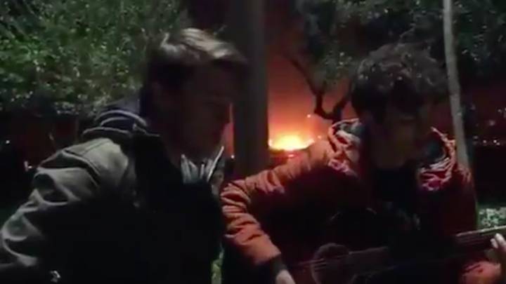 Jóvenes graban, por accidente, el atentado de Estambul.