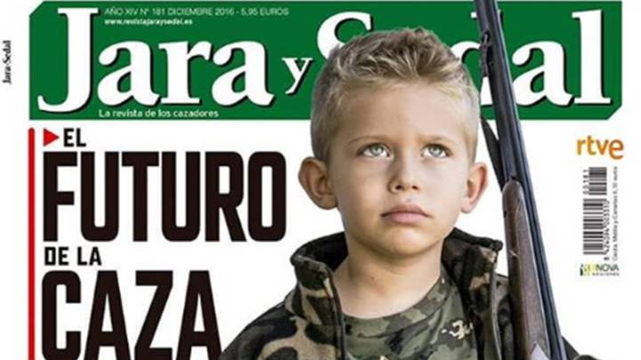 Portada de 'Jara y Sedal' de su número de diciembre 2016. Instagram @jaraysedal.es
