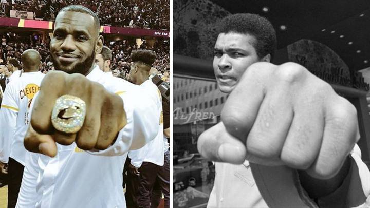 LeBron James producirá una serie sobre Muhammad Ali en HBO. Fotos Instagram