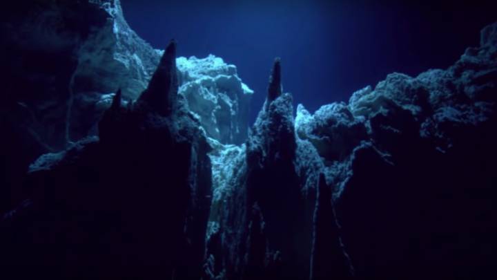 Imagen del fondo de la fosa de las Marianas.
