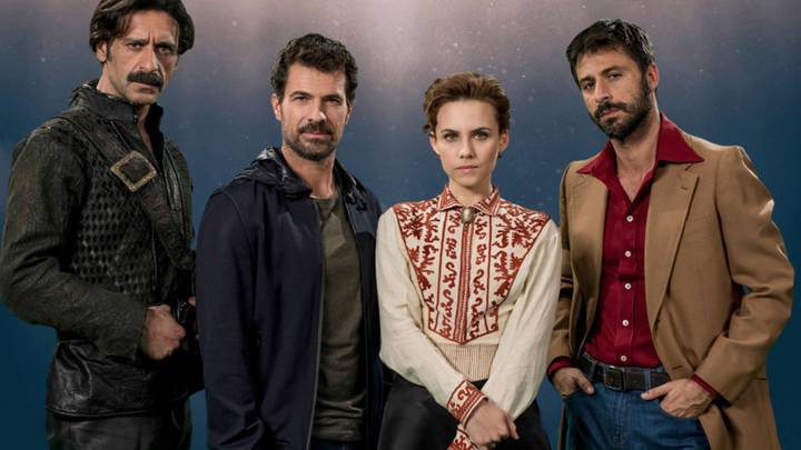 Los protagonistas principales de El Ministerio del Tiempo.