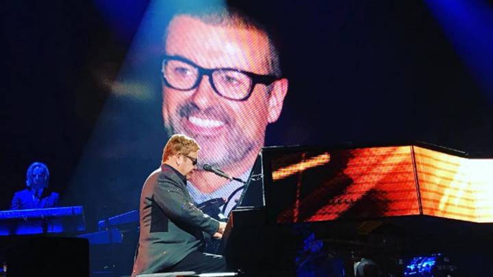 Elton John rinde un emotivo tributo a George Michael. Fotos Instagram