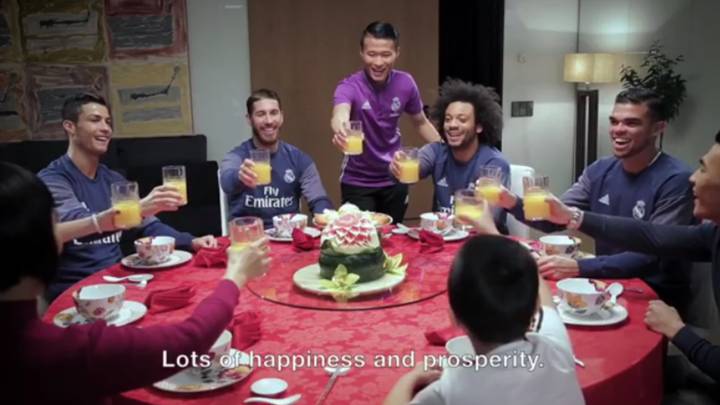 Chinese New Year: Real Madrid mark start of Year of the Rooster