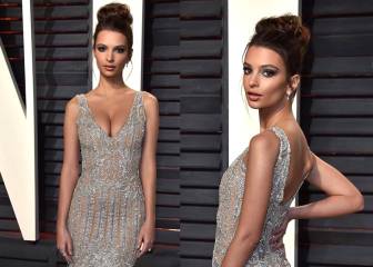 Emily Ratajkowski, estrella de las fiestas de los Oscars