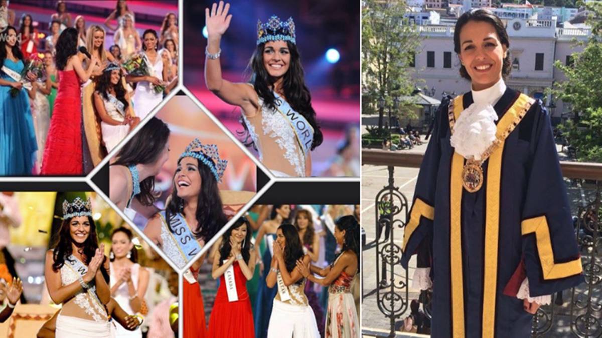 Kaiane Aldorino, la gibraltareña de 30 años que fue coronada Miss Mundo en 2009, se ha convertido hoy en la nueva alcaldesa de Gibraltar. Fotos Instagram @kaianelopez