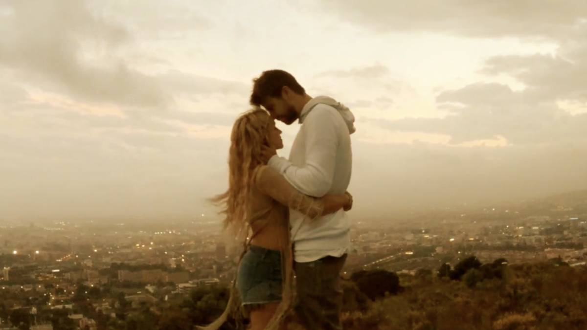 Shakira estrena “Me enamoré” con Piqué de protagonista. Imagen: YouTube
