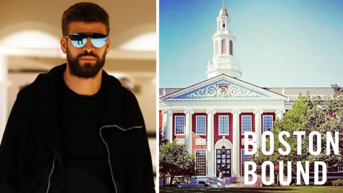 Gerard Piqué y el Harvard Business School, el centro donde va a estudiar el curso The Business of Entertainment, Media and Sports que le impedirá ver la final de la Champions League. Fotos Instagram