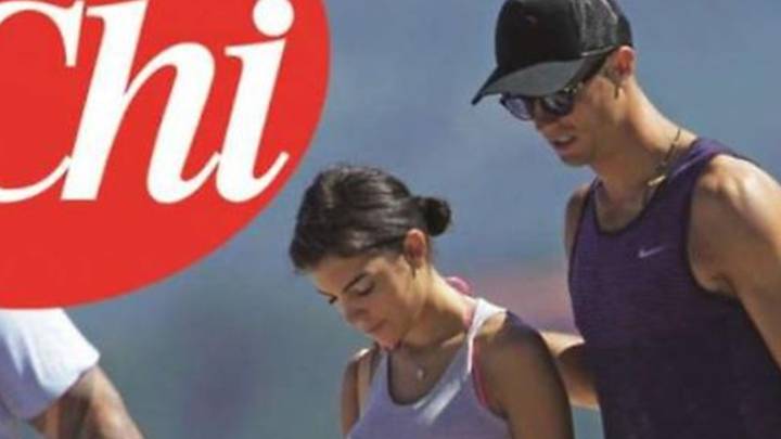 Georgina Rodríguez y Cristiano Ronaldo esperan gemelos según informa la revista Chi, que publica unas fotos en las que muestran el estado de la joven.
