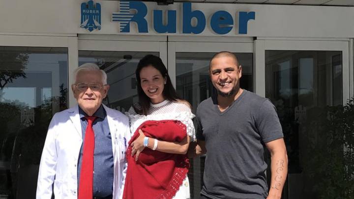 Roberto Carlos tiene a su noveno hijo con su mujer Mariana Lucón. Foto: Instagram