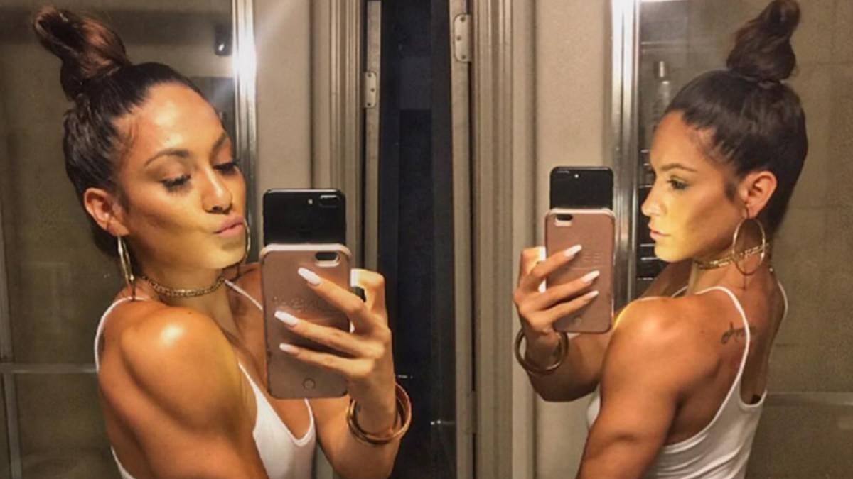 Imagen de la cuenta de Instagram de Janyce Garay, la doble culturista de Jennifer Lopez.