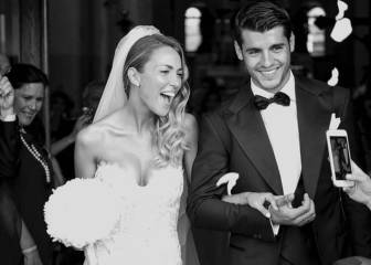 Morata y Alice celebran el primer mes de su boda