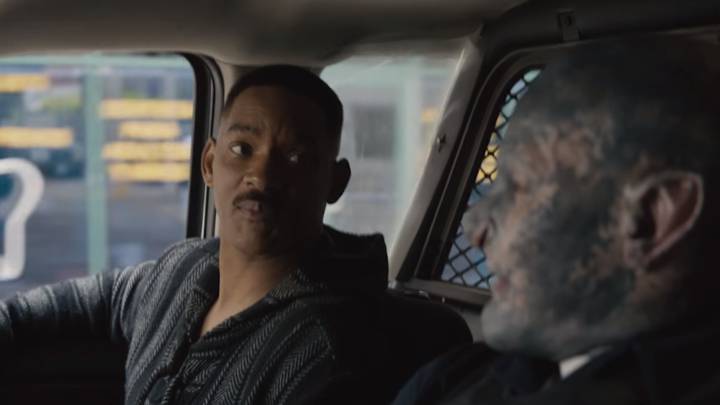 Will Smith en una de las escenas de Bright, la nueva película que protagoniza para Netflix.