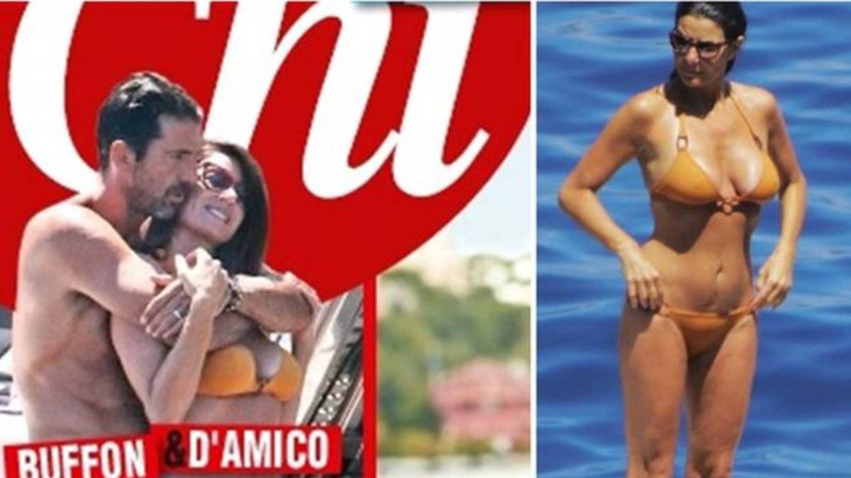 Gigi Buffon disfruta con su novia arriba de un yate