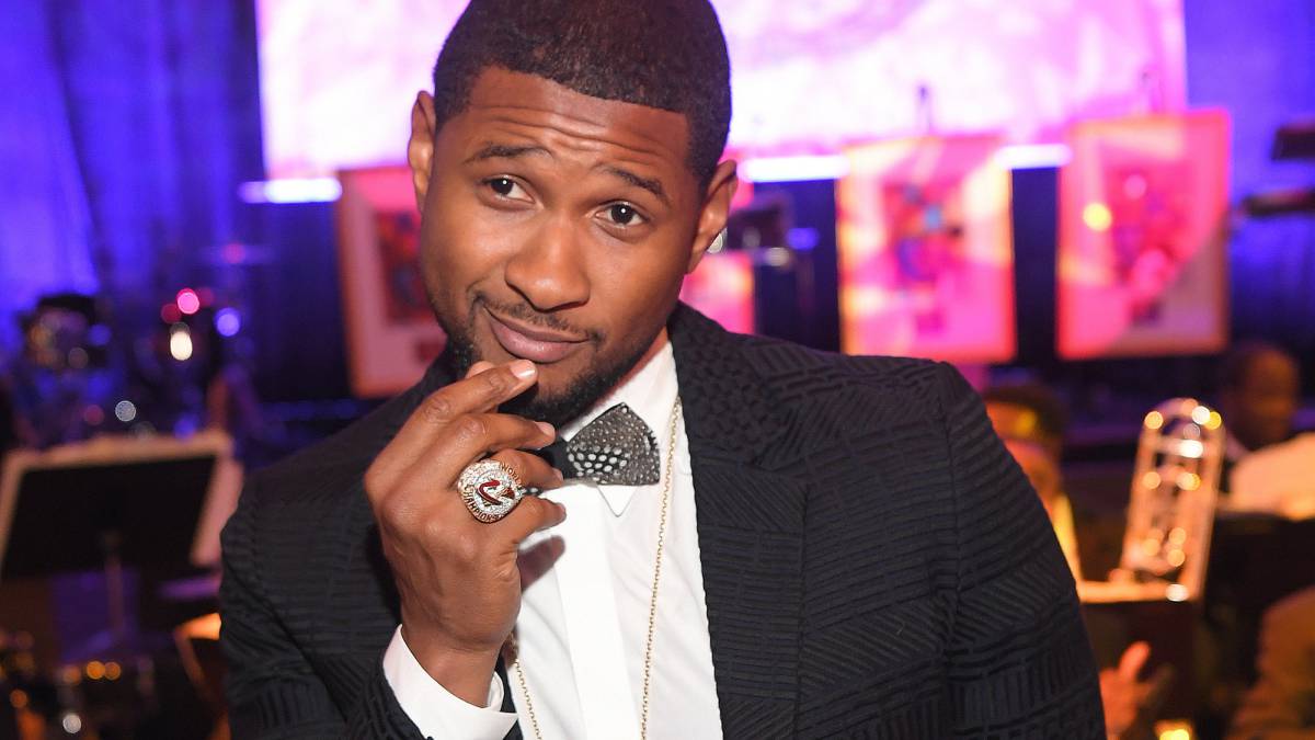 EL cantante Usher en Atlanta.