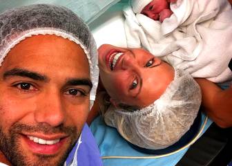 Así comunica Falcao que ha sido padre por tercera vez