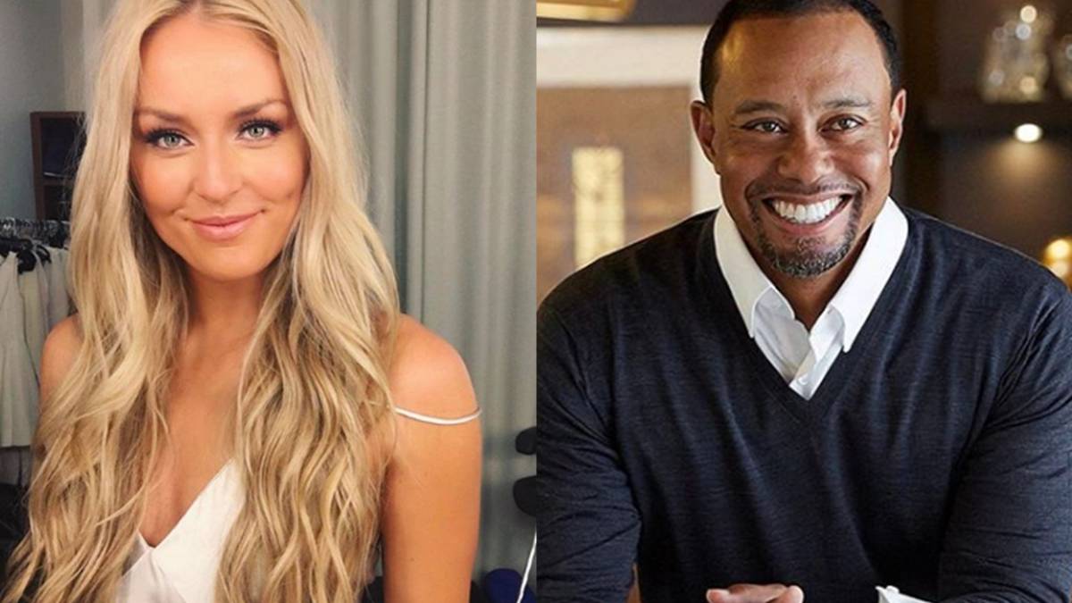 Lindsay Vonn y Tiger Woods en imágenes de Instagram.