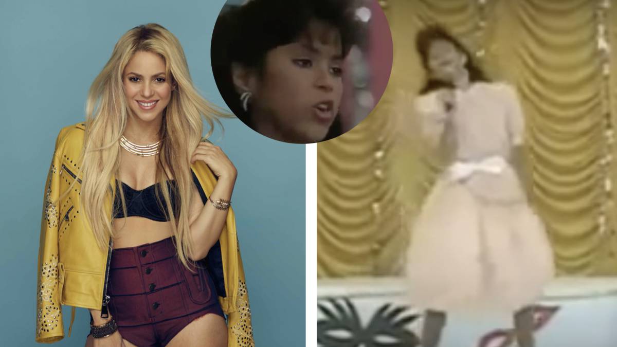 Shakira: así cantaba la pareja de Gerard Piqué a los 11 años. Imagen: redes sociales