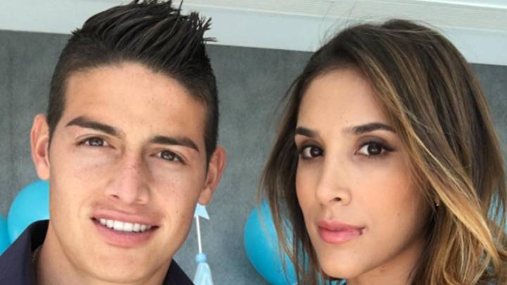 James Rodríguez y Daniela Ospina antes de su divorcio. Foto Instagram @daniela_ospina5