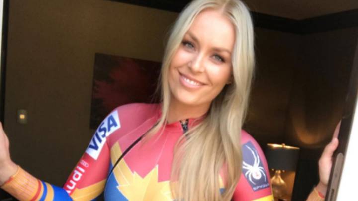Lindsey Vonn sorprende con su traje para los JJ.OO. de Invierno
