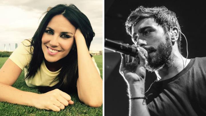 Imágenes de la periodista Irene Junquera y del cantante Rayden. Fotos Instagram