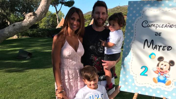Messi y Antonella Roccuzzo celebran el cumpleaños de Mateo
