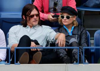 Norman Reedus y Diane Kruger, muy acaramelados en la final del US Open