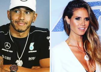 Lewis Hamilton y Heidi Klum comparten cena para dos