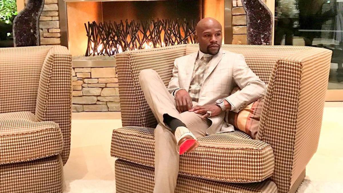 Floyd Mayweather en una casa. Foto Instagram @floydmayweather