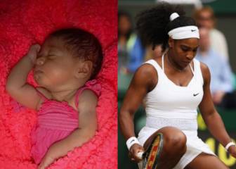 Serena Williams se descubre ante su madre tras tener a su hija