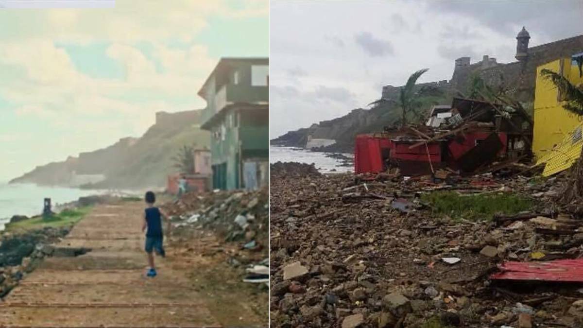 Así ha dejado el huracán María el barrio de Despacito