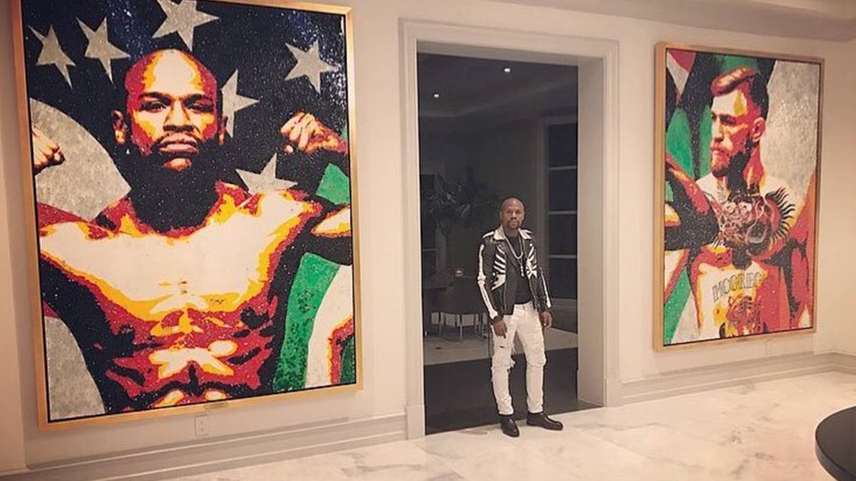 Floyd publicó su mural de Conor McGregor Floyd publicó su mural de Conor McGregor