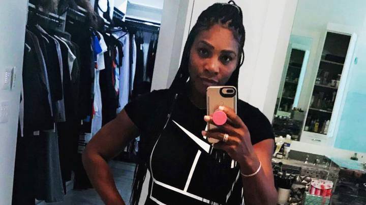 Serena Williams ya avisa en Instagram, un mes después de dar a luz