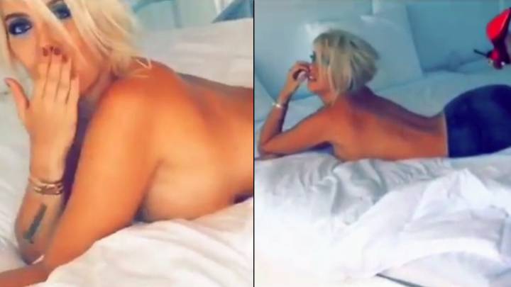 Así se prepara Wanda Icardi para el Argentina-Perú