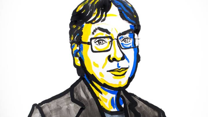Dibujo de Kazuo Ishiguro publicado por la academia sueca con motivo de su proclamación como premio Nobel de Literatura.