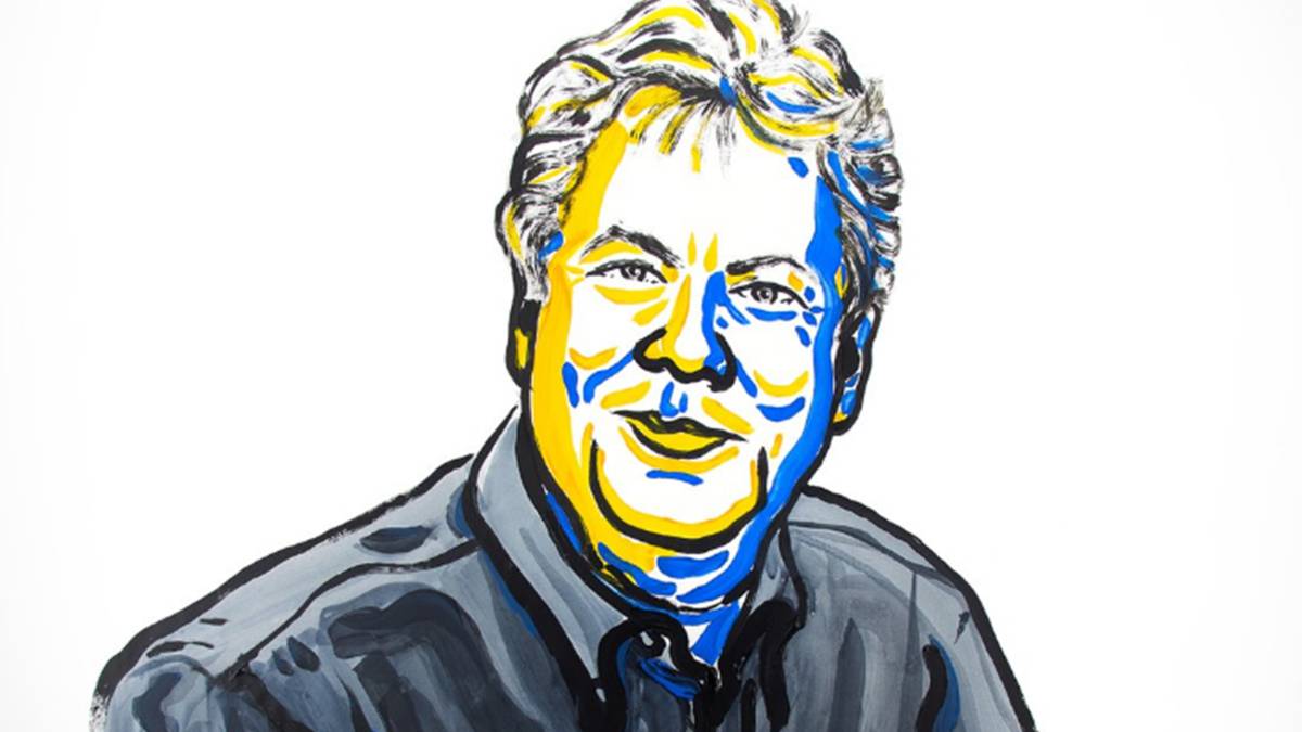 Dibujo de Richard H. Thaler, premio Nobel de Economía 2017