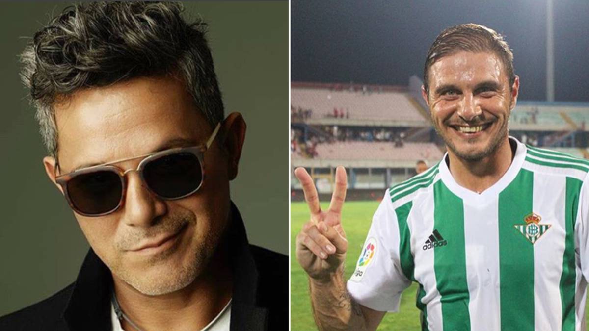 Imágenes del cantante Alejandro Sanz y del futbolista del Betis Joaquín. Fotos Instagram