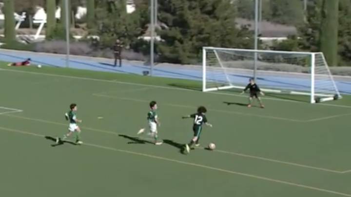 El hijo de Marcelo sorprende con otro golazo en la cantera del Real Madrid
