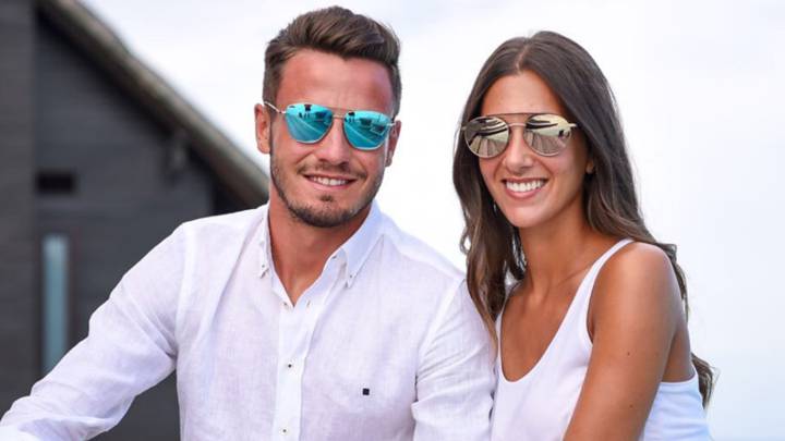 Saúl Níguez con su novia Yaiza. Foto Instagram @saulniguez