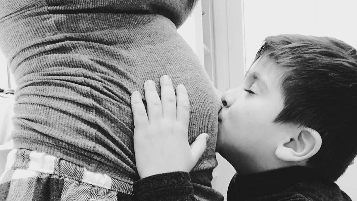La dulce espera del hijo de Messi a su nuevo hermano